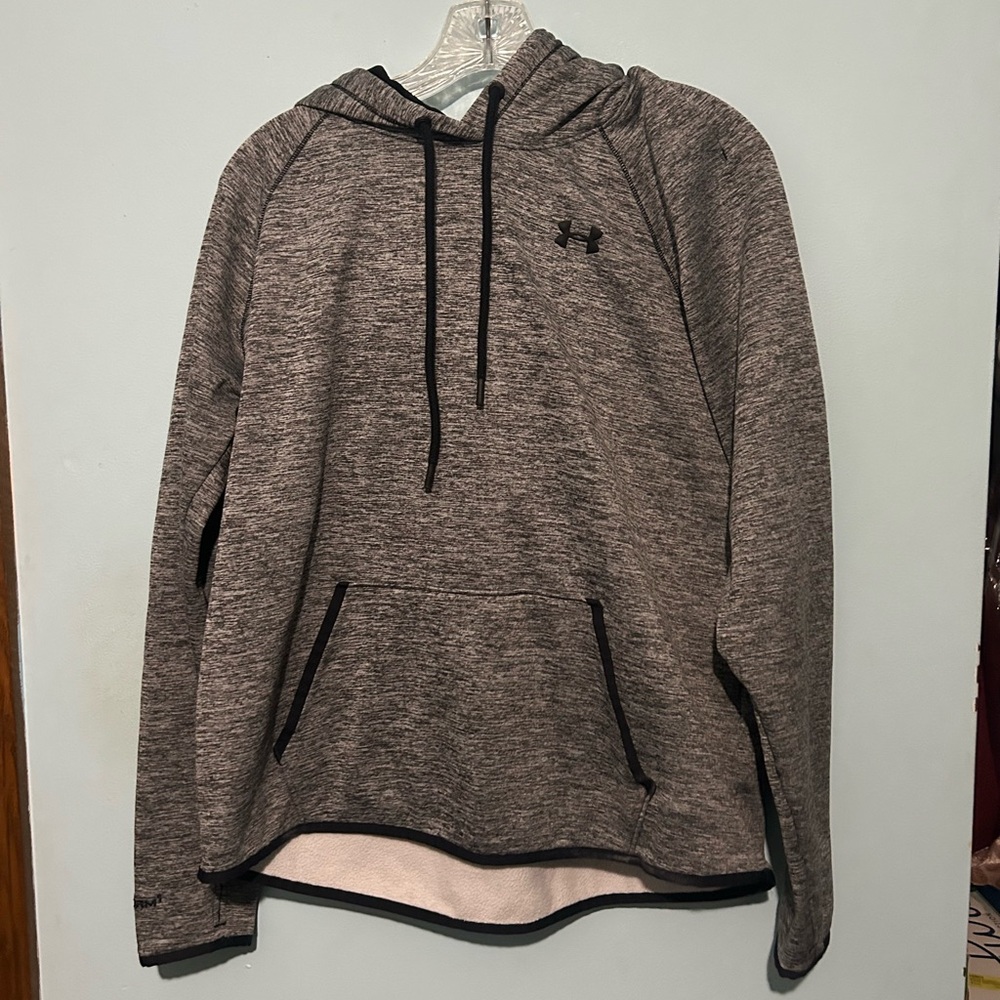 Under Armour Gray Oversized Hoodie Sweatshirt